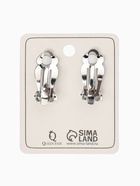 Серьги клипсы для ушей QF «Змейка», цвет серебро - Фото 4