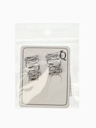 Клипсы «Змейка», цвет серебро (комплект 2 шт) - фото 60872512