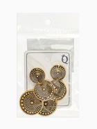 Серьги клипсы для ушей QF «Три диска», цвет чернёное золото - Фото 5