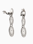 Клипсы «Три диска», цвет чернёное серебро (комплект 2 шт) - фото 60065290