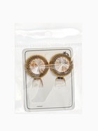 Клипсы «Винтаж» круг страз, цвет золотой в чернёном золоте 10904946