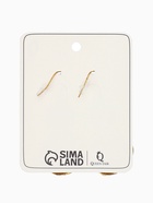 Серьги метал «Чешуя», цвет чернёное золото - Фото 3