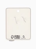 Серьги метал «Чешуя», цвет чернёное серебро - Фото 3