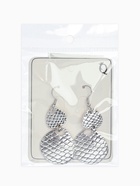 Серьги метал «Чешуя», цвет чернёное серебро - Фото 4