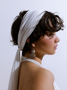 Серьги метал «Чешуя», цвет чернёное серебро  (артикул 10904958)  большой выбор товаров оптом и в розницу по низким ценам с доставкой