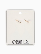 Серьги со стразами «Капля», цвет изумрудный в чернёном золоте - Фото 3