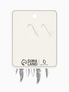 Серьги метал «Ловец снов», цвет чернёное серебро (комплект 2 шт) - фото 60872552