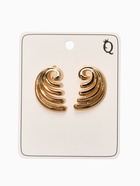 Серьги металл «Волна», цвет золото - фото 60872554