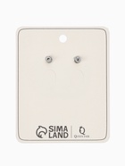 Серьги металл «Волна», цвет серебро - фото 60065339