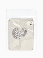 Серьги металл «Волна», цвет серебро - фото 60872557