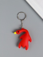 Брелок для ключей на кольце резина «Утка», 5?2?5.5 см, МИКС (комплект 12 шт) - фото 60065347