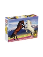 Пазл 54 эл. "Лошади. Символ года" МИКС (комплект 20 шт) - фото 60872572