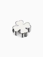 Бусина-разделитель родир. «Клевер», 7?7мм, d(вн.)=2мм, (набор 10 штук), медь, цвет серебро (комплект 2 шт) - фото 60065353