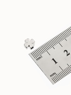 Бусина-разделитель родир. «Клевер», 7?7мм, d(вн.)=2мм, (набор 10 штук), медь, цвет серебро (комплект 2 шт) - фото 60065355