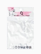 Бусина-разделитель родир. «Клевер», 7?7мм, d(вн.)=2мм, (набор 10 штук), медь, цвет серебро (комплект 2 шт) - фото 60065356