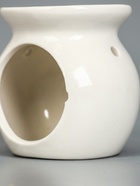 УЦЕНКА Аромалампа керамика «Вдох... выдох...» белая 7.2×7.2×7.8 см 10956975