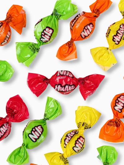 Сладкий подарок конфет «Нильс» в дой-паке дед-мороз, 70 г