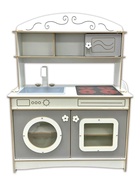 Кухня игровая детская «Аделина», бело-серая, ЛМДФ - Фото 1
