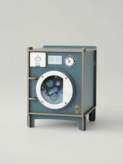 Стиральная машина «Мини» детская, пасифай с принтом, ЛМДФ