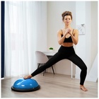 УЦЕНКА Полусфера BOSU гимнастическая ONLYTOP, 58×25 см, с насосом, синяя - Фото 5