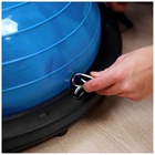 УЦЕНКА Полусфера BOSU гимнастическая ONLYTOP, 58×25 см, с насосом, синяя - Фото 8