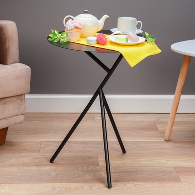 УЦЕНКА Кофейный столик «Луна» YS-8522, 45×57 см