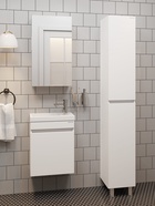 Тумба подвесная, Onika Милтон 45 белая раковина Фостер-45 Кirovit 10925519