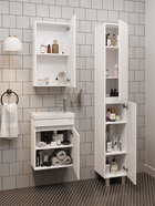 Тумба подвесная, Onika Милтон 45 белая раковина Фостер-45 Кirovit 10925519