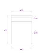 Тумба подвесная, Onika Милтон 45 белая раковина Фостер-45 Кirovit 10925519