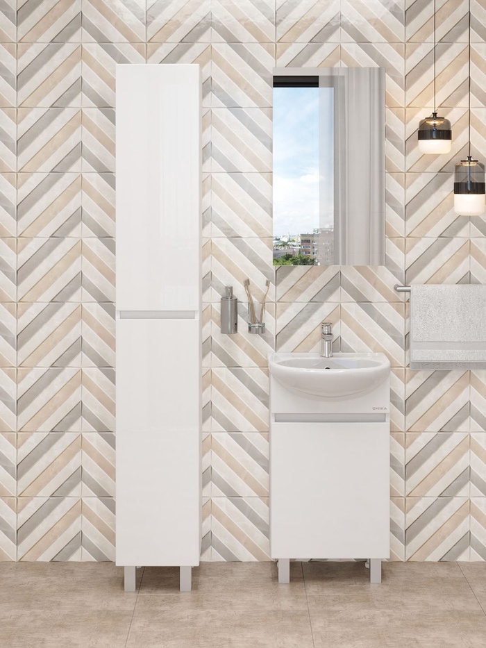 Тумба напольная Onika «Милтон 45», цвет белый - Фото 1