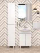 Тумба напольная Onika Милтон 50 белая раковину Уют-50 Rosa 10925523