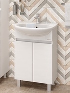 Тумба напольная Onika Милтон 50 белая раковину Уют-50 Rosa 10925523