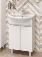 Тумба напольная Onika Милтон 55 белая раковину Уют-55 Rosa 10925525