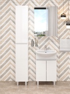 Тумба напольная Onika Милтон 60 белая раковину Уют-60 Rosa 10925527