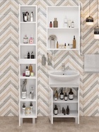 Тумба напольная Onika Милтон 60 белая раковину Уют-60 Rosa 10925527