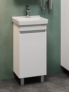 Тумба напольная Onika Милтон Квадро 40 белая раковину Визит 40 Santeri 10925529