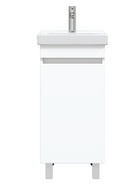 Тумба напольная Onika Милтон Квадро 40 белая раковину Визит 40 Santeri 10925529