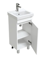 Тумба напольная Onika Милтон Квадро 40 белая раковину Визит 40 Santeri 10925529