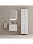 Шкаф – пенал для ванной комнаты Onika «Айленд 50», 500×1900 мм, цвет белый 10925536