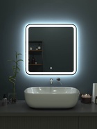 Зеркало настенное в ванную Onika «Магна», с LED – подсветкой, 70×70 см 10925542