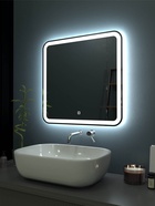 Зеркало настенное в ванную Onika «Магна», с LED – подсветкой, 70×70 см 10925542