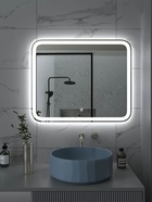 Зеркало настенное в ванную Onika «Магна», с LED – подсветкой, 80×70 см 10925543