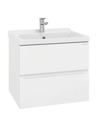 Тумба подвесная Onika Эвада 60 белая раковина Миранда-60 Santek 10925559