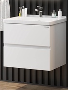 Тумба подвесная Onika Эвада 60 белая раковина Миранда-60 Santek 10925559