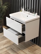 Тумба подвесная Onika Эвада 60 белая раковина Миранда-60 Santek 10925559