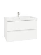 Тумба подвесная Onika Эвада 80 белая раковина Миранда-80 Santek 10925562