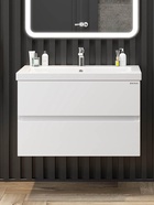 Тумба подвесная Onika Эвада 80 белая раковина Миранда-80 Santek 10925562