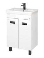 Тумба напольная, Onika Балтика-Квадро Black 60 раковина Тигода-60 Santek 10925564