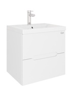 Тумба подвесная Onika Айленд 50 белая раковина Фостер-50 Кirovit 10925575