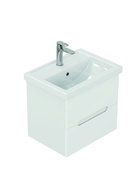 Тумба подвесная Onika Айленд 60 белая раковина Фостер-60 Кirovit 10925576